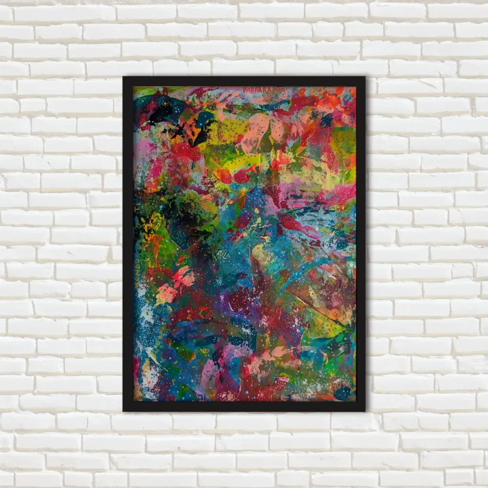 abstract colorful painting