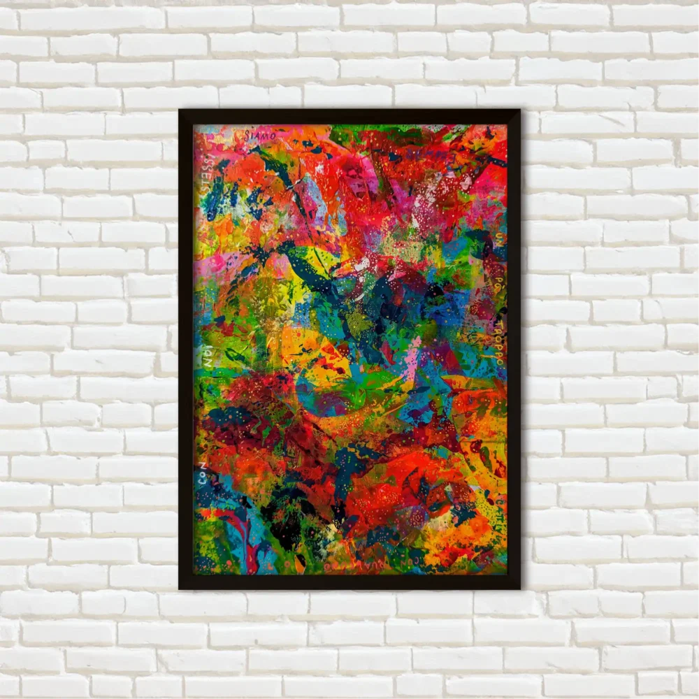 abstract colorful painting