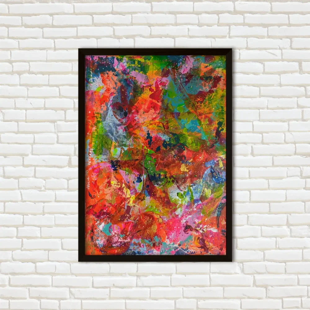 abstract colorful painting