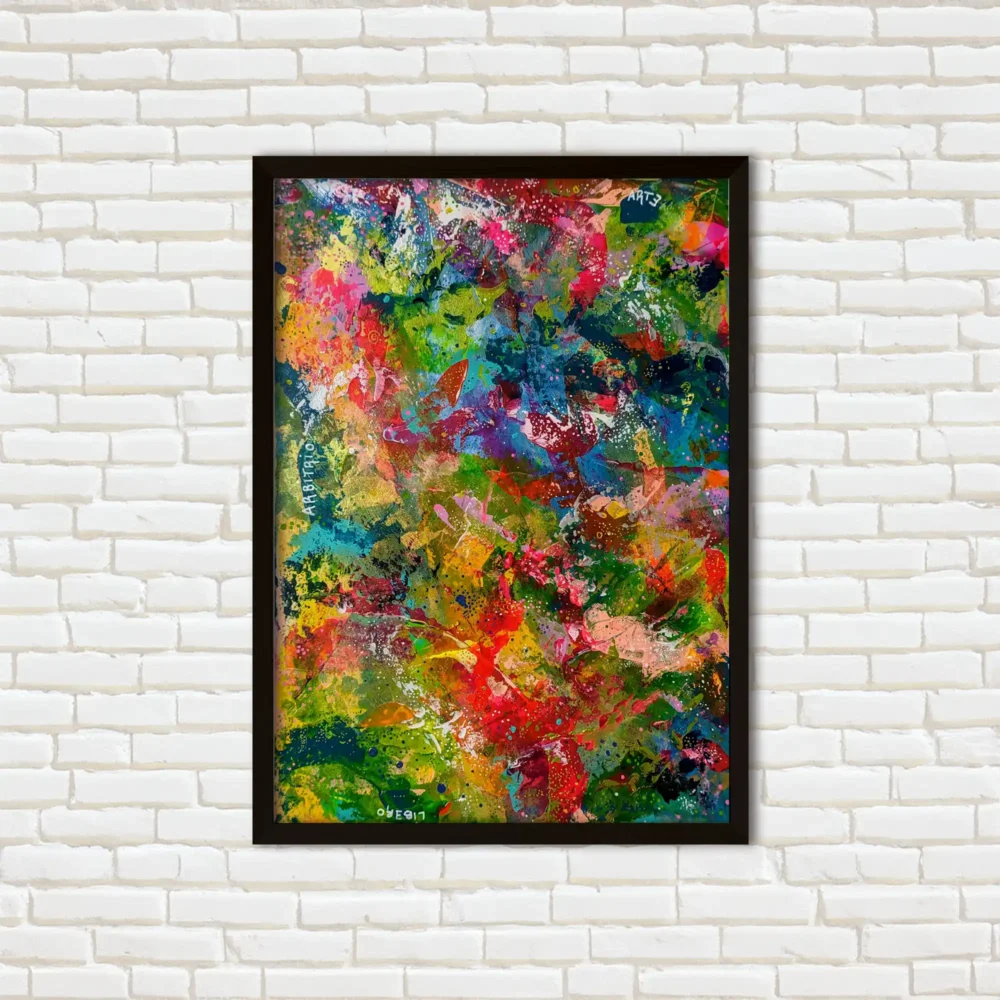 abstract colorful painting