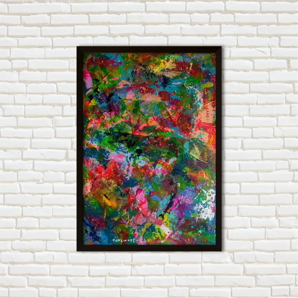 abstract colorful painting