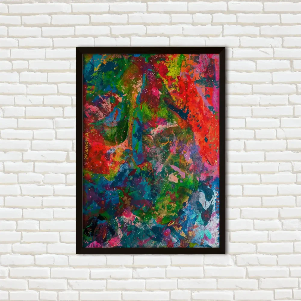 abstract colorful painting