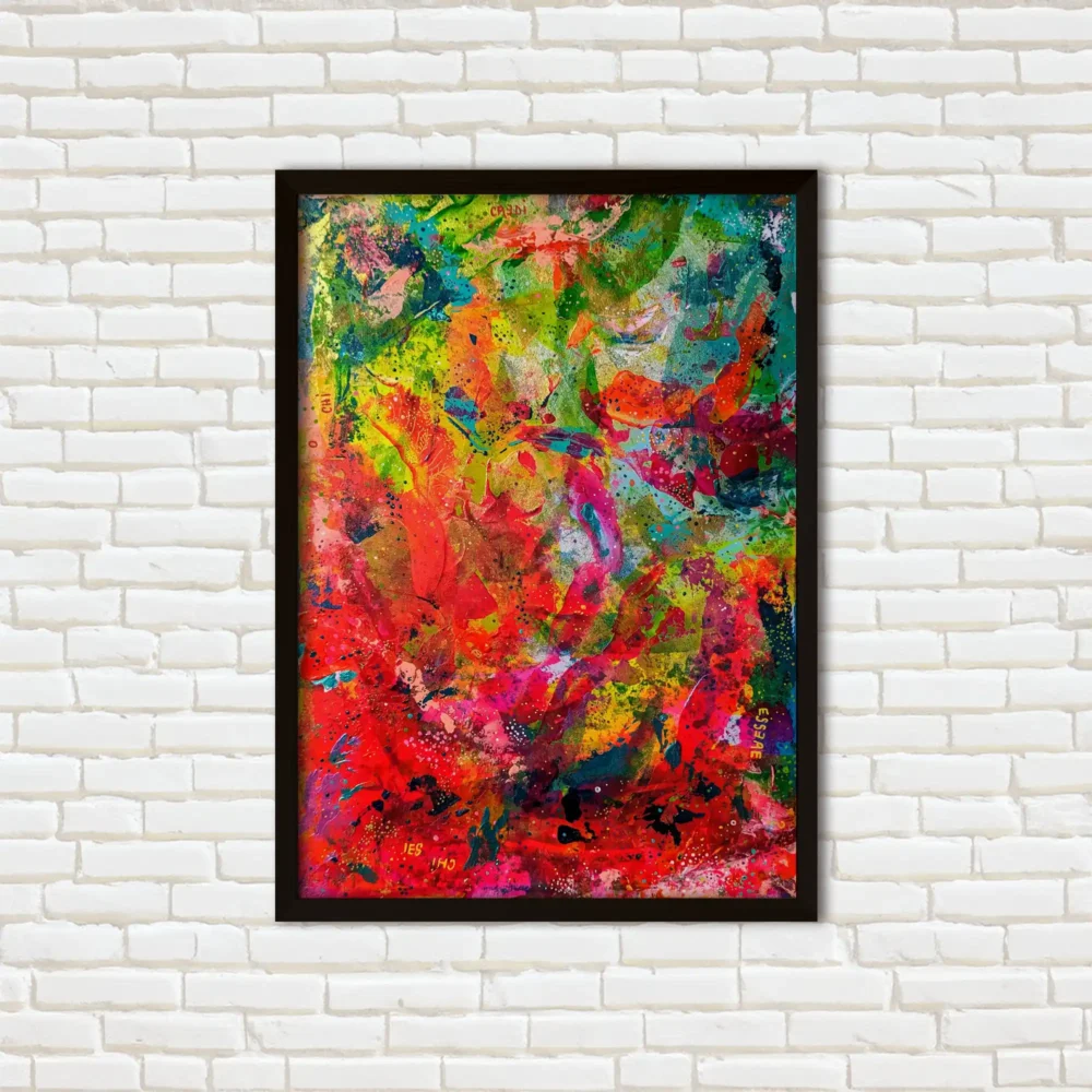 abstract colorful painting