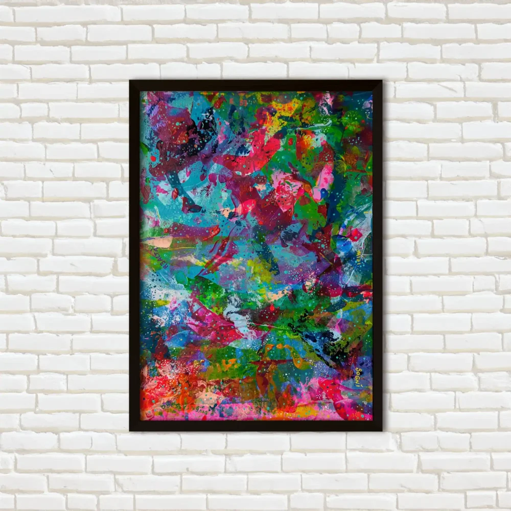 abstract colorful painting