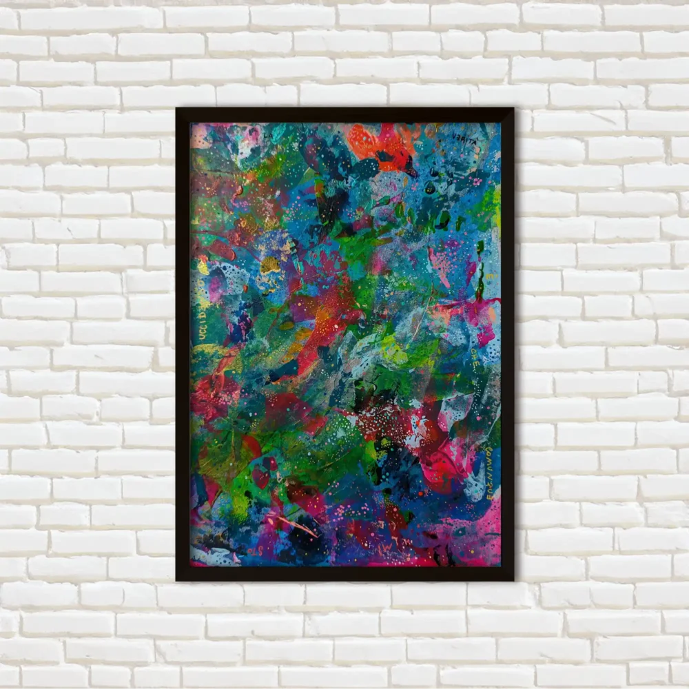 abstract colorful painting