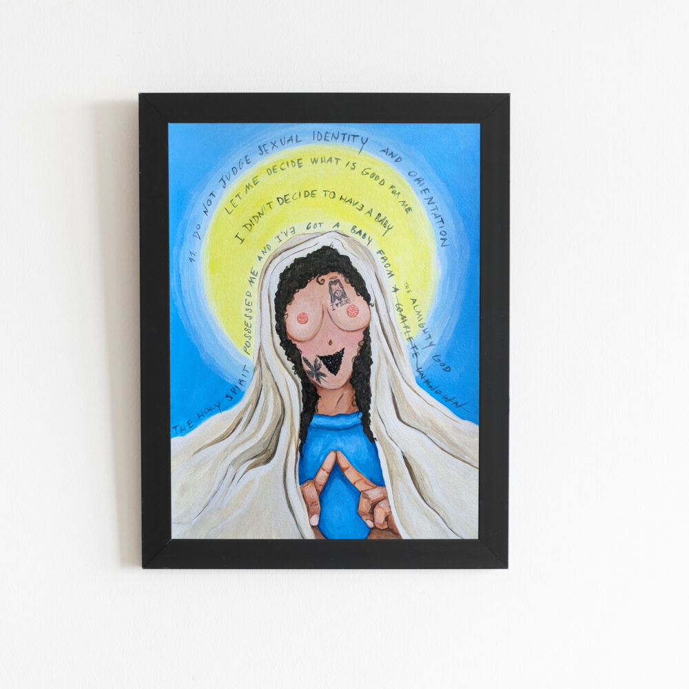 Surrealistic portrait of Maria