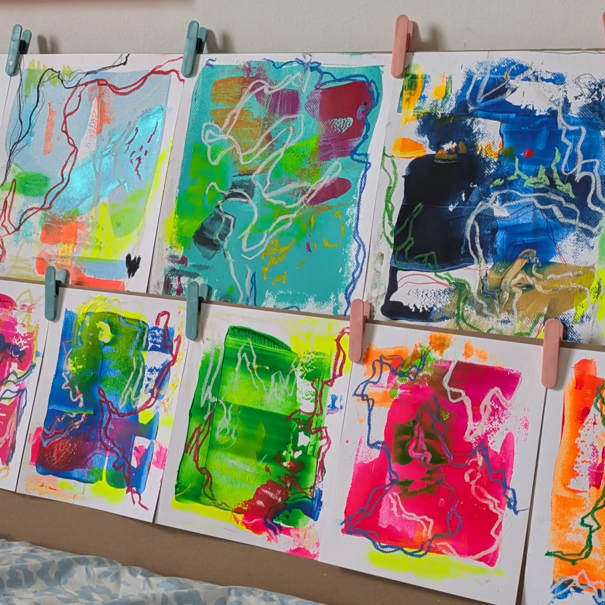 abstract paintings